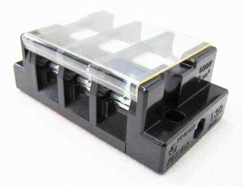 ESCO（エスコ） 3極[600V/ 50A] 組端子台 EA940DM-23