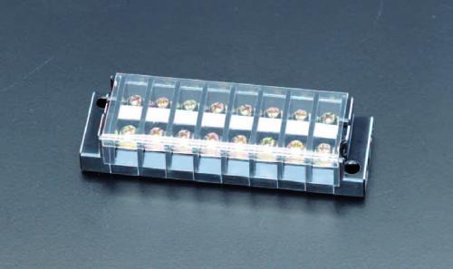 ESCO（エスコ） 8極[250V/ 20A] 組端子台 EA940DM-8