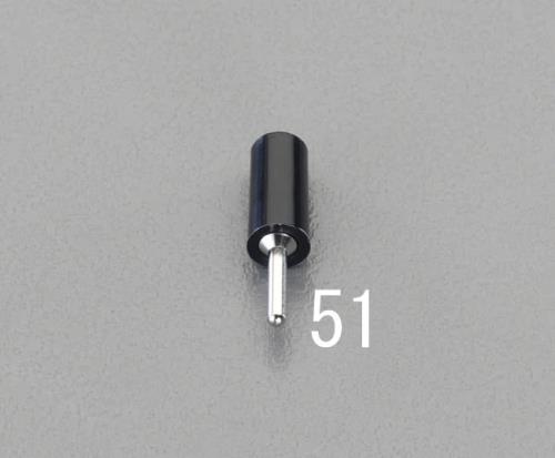 サトーパーツ φ6.5x25mm チップジャック(黒) TJ-2-P-B