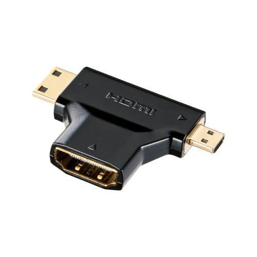サンワサプライ [HDMI-ﾐﾆﾏｲｸﾛHDMI] 変換アダプター AD-HD11MMC