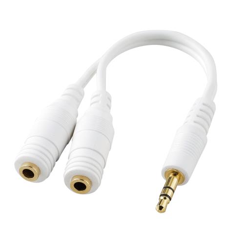 サンワサプライ 77m オーディオ分配コード(2分配) KB-IPSP