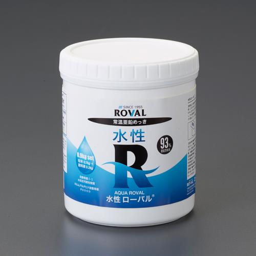 ローバル（ROVAL） 0.9kg セット[水性]錆止め塗料(ｸﾞﾚｰ) WR-0.9KG