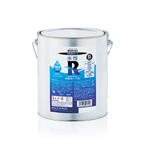 ローバル（ROVAL） 4.5kg セット[水性]錆止め塗料(ｸﾞﾚｰ) WR-4.5KG