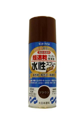 ESCO（エスコ） 300ml 水性多用途スプレー(ﾌﾞﾗｳﾝ) EA942EB-40