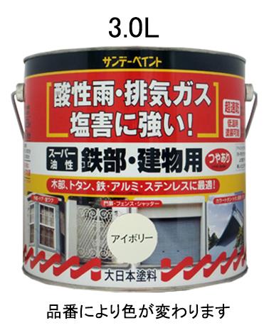 ESCO（エスコ） 3.0L 油性･多目的塗料/鉄部･建物用(白) EA942EC-31