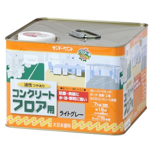 ESCO（エスコ） 7kg 油性・コンクリート床塗料(ﾗｲﾄｸﾞﾚｰ) EA942EH-36