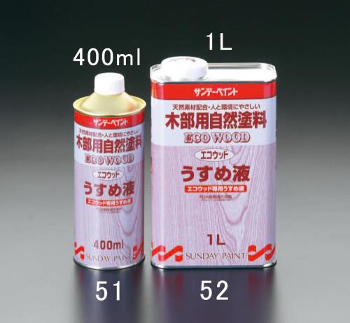 ESCO（エスコ） 1.0L  [天然樹脂塗料用]うすめ液 EA942EK-52