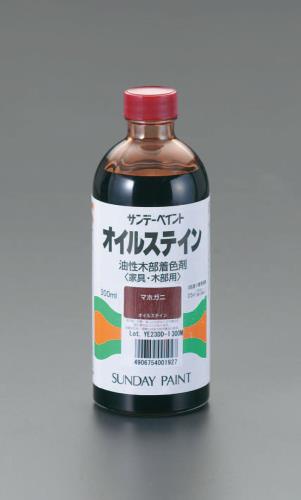 ESCO（エスコ） 300ml 油性･木部着色剤(ｵｲﾙｽﾃｲﾝ/ﾗｲﾄｵｰｸ) EA942EK-83