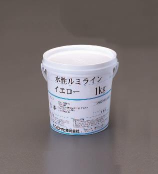 ESCO（エスコ） 1.0kg 水性床用蛍光塗料(ｲｴﾛｰ) EA942EW-1