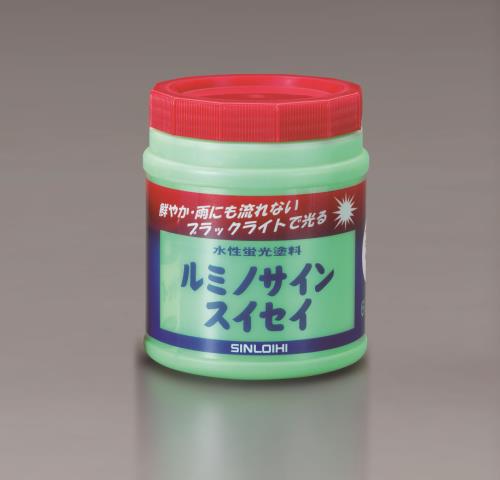 ESCO（エスコ） 600ml [屋内外用]水性蛍光塗料(蛍光ﾌﾞﾙｰ) EA942EW-56