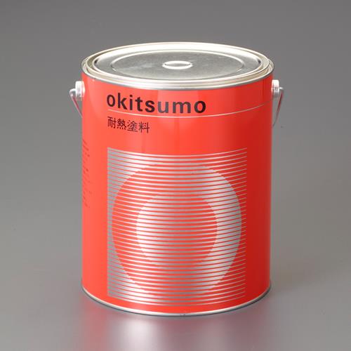 ESCO（エスコ） 3.0kg/300℃ 防錆耐熱塗料(ｼﾙﾊﾞｰ) EA942FE-2