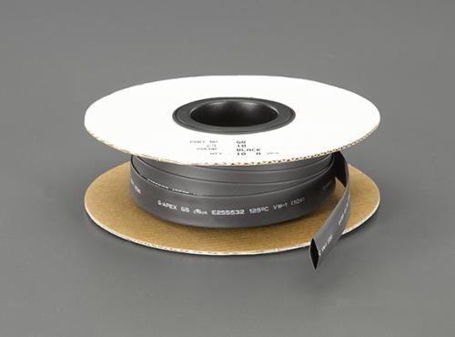 ESCO（エスコ） 18 mmx 10m 熱収縮チューブ(黒) EA944BG-18