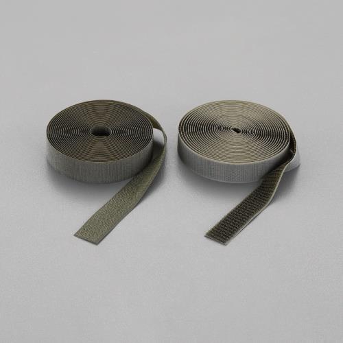 ESCO（エスコ） 20mmx5m 片面ﾌｧｽﾅｰ雄･雌ｾｯﾄ(縫製用･OD色) EA944M-205