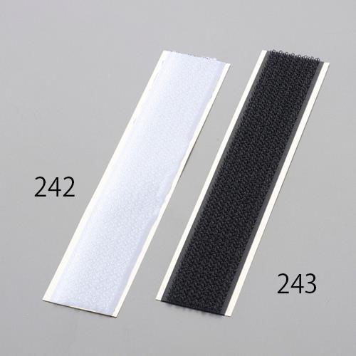 ESCO（エスコ） 25x150mm 粘着付ﾏｼﾞｯｸﾃｰﾌﾟ雄･雌ｾｯﾄ(黒) EA944MA-243
