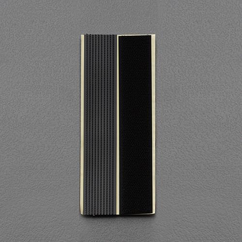 ESCO（エスコ） 25x150mm マジロック･強力型(粘着付･黒) EA944MB-32