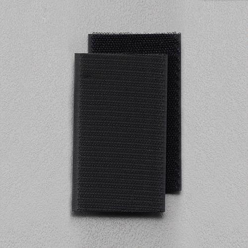 ESCO（エスコ） 50x100mm マジックテープＰＰ用(粘着付/黒) EA944MB-54