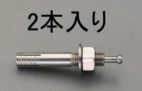 ESCO（エスコ） M10x 80mm 雄ねじアンカー(ｽﾃﾝﾚｽ製/2本) EA945BC-102