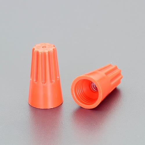 ESCO（エスコ） 1.25- 2.0mm2 ワイヤーコネクター(橙/10個) EA946TA-2