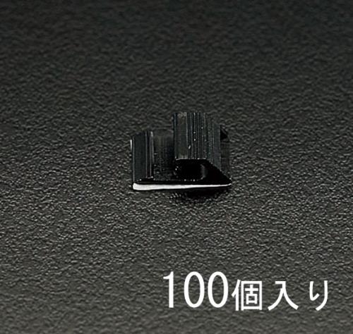 ESCO（エスコ） 6.3mm ケーブルクリップ(100個) EA947FB-6.3