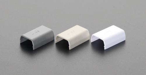 ESCO（エスコ） 16mm モール用連結(ﾌﾟﾗｽﾁｯｸ製/灰/2個) EA947HM-101D