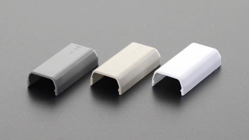 ESCO（エスコ） 18x40mm モールエンド(ﾌﾟﾗｽﾁｯｸ製/白/2個) EA947HM-111E