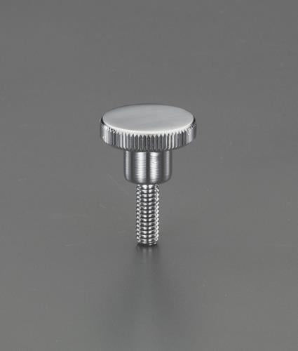 ESCO（エスコ） M4x10mm/φ16mm ﾛｰﾚｯﾄﾉﾌﾞ(雄ねじ/ｽﾁｰﾙ製) EA948BB-2A