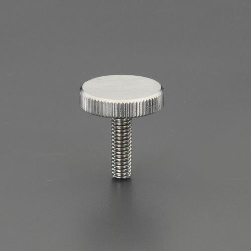 ESCO（エスコ） M10x25mm/φ36mm ﾛｰﾚｯﾄﾉﾌﾞ(雄ねじ/ｽﾃﾝﾚｽ製) EA948BB-49A