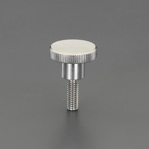 ESCO（エスコ） M8x30mm/φ30mm ﾛｰﾚｯﾄﾉﾌﾞ(雄ねじ/ｽﾃﾝﾚｽ製) EA948BC-12A