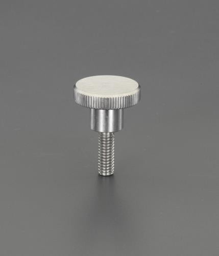 ESCO（エスコ） M4x10mm/φ16mm ﾛｰﾚｯﾄﾉﾌﾞ(雄ねじ/ｽﾃﾝﾚｽ製) EA948BC-2A
