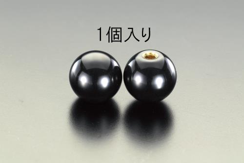 鍋屋バイテック（NBK） M6/20mm 雌ねじプラスティックボール PC-20-M6-BK
