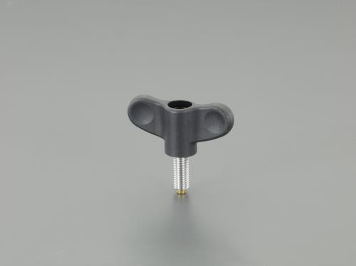 イマオコーポレーション M8x30mm 雄ねじウイングノブ(黄銅ﾁｯﾌﾟ付) EWN55X30-BS-BK