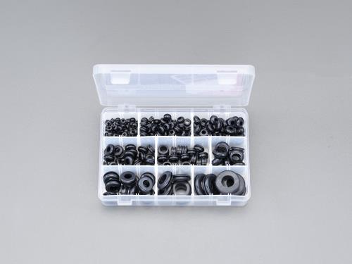 ESCO（エスコ） 6.35-25.4mm ラバーグロメットセット EA948GH