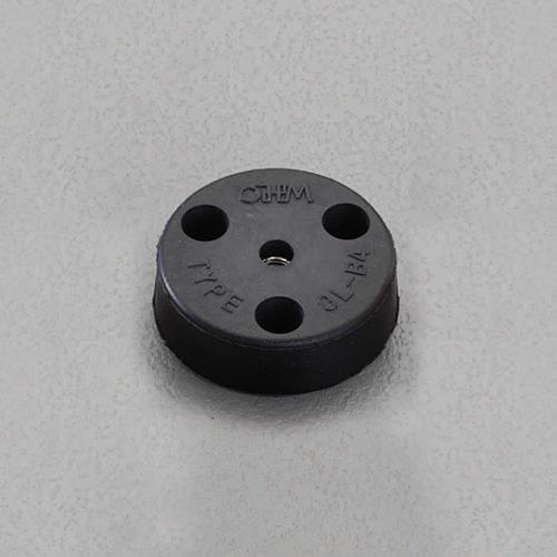 ESCO（エスコ） φ30x9mm/M4 部品取付用ﾍﾞｰｽ(接着型/10個 EA948GP-3
