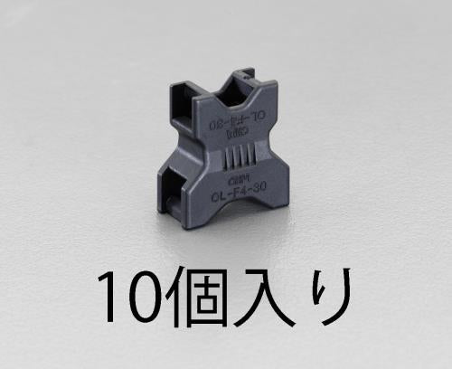 ESCO（エスコ） 22.4x12.5x30mm ケーブル用サドル(10個) EA948GR-1
