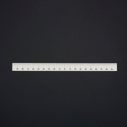 シンワ測定 200mm [中心振分/上目盛] スケール(ｽﾃﾝﾚｽ) 14142
