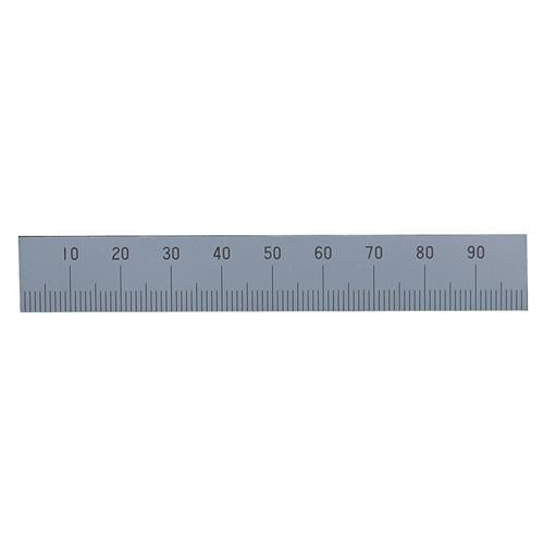 シンワ測定 100mm [右方向/下目盛] スケール(ｽﾃﾝﾚｽ) 14147