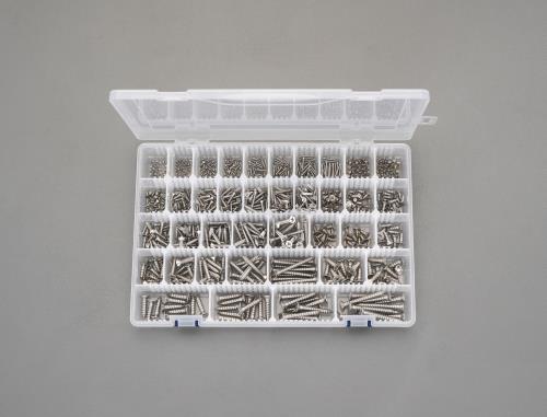 ESCO（エスコ） 2- 6mm 皿頭  ﾀｯﾋﾟﾝｸﾞﾋﾞｽｾｯﾄ(ｽﾃﾝﾚｽ製) EA949AL-21