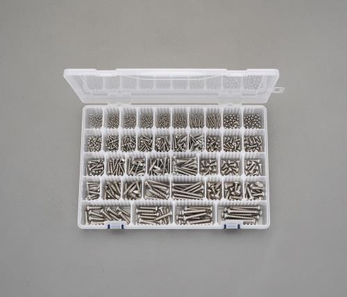ESCO（エスコ） 2- 6mm 鍋頭  ﾀｯﾋﾟﾝｸﾞﾋﾞｽｾｯﾄ(ｽﾃﾝﾚｽ製) EA949AL-4
