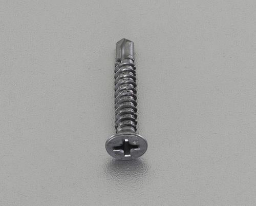 ESCO（エスコ） 4x25mm ピアスビス(皿頭/ｽﾃﾝﾚｽ/黒色/50本) EA949EF-244