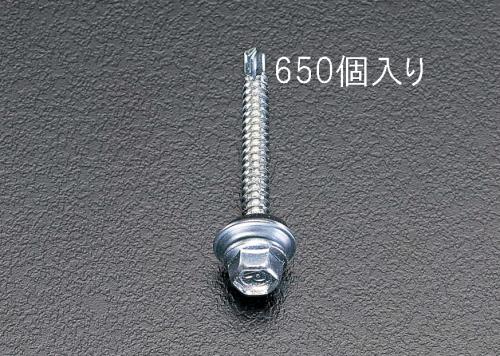 ESCO（エスコ） 5x25mm 六角頭ピアスビス(ｼｰﾙ付/650本) EA949EF-52