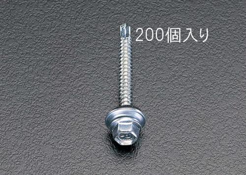 ESCO（エスコ） 6x45mm 六角頭ピアスビス(ｼｰﾙ付/200本) EA949EF-64