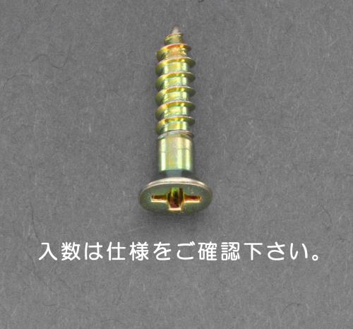 ESCO（エスコ） 3.8x13mm 皿頭木ねじ(鉄ｸﾛﾒｰﾄ/23本) EA949EJ-219