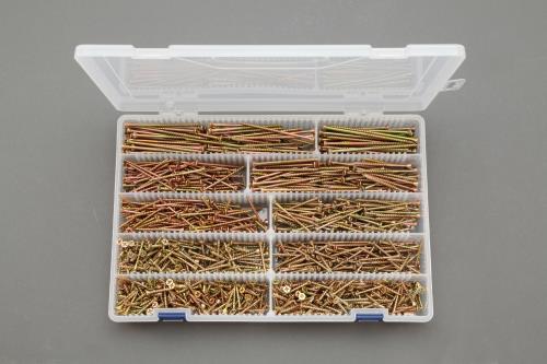 ESCO（エスコ） 3.4/3.8/4.2mm 木工用ビスセット(細) EA949FX