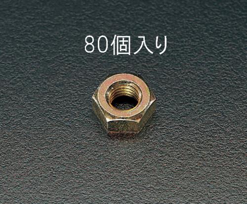 ESCO（エスコ） M8 ナットパック(ｸﾛﾒｰﾄ/80個) EA949GC-8