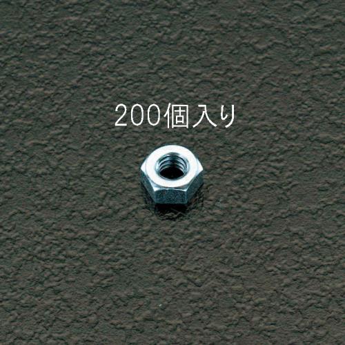 ESCO（エスコ） Ｍ３ 六角ナット(ﾕﾆｸﾛﾒｯｷ/200個) EA949GG-3