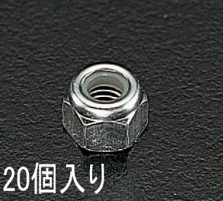 ESCO（エスコ） M16 [ゆるみ止]ﾅｲﾛﾝﾅｯﾄ(ﾕﾆｸﾛﾒｯｷ/20個) EA949GN-16