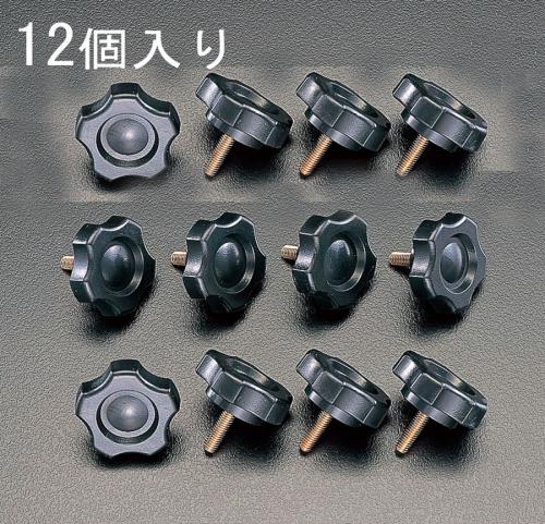 ESCO（エスコ） M5x30mm 菊形ノブボルト(12個) EA949GT-530