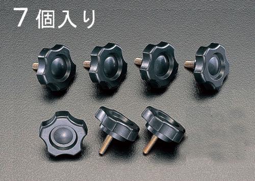 ESCO（エスコ） M6x40mm 菊形ノブボルト(7個) EA949GT-640