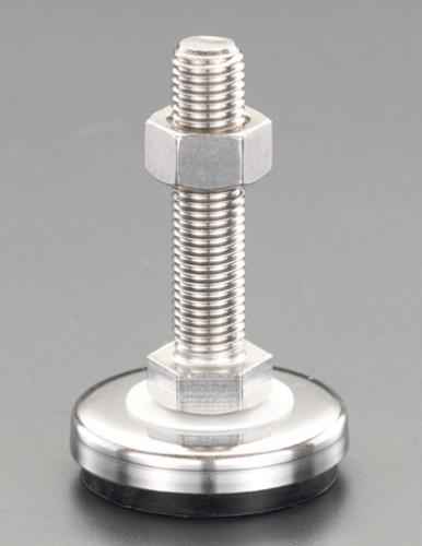 ESCO（エスコ） φ40mm/ M8x 60mm/300Kg ｱｼﾞｬｽﾄﾍﾞｰｽ(ｽﾃﾝﾚｽ) EA949H-51