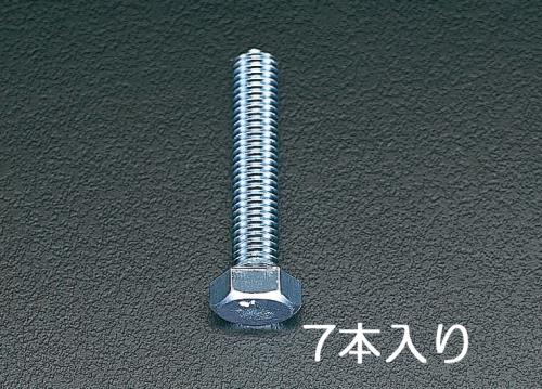 ESCO（エスコ） M10x100mm 六角頭全ねじﾎﾞﾙﾄ(ﾕﾆｸﾛﾒｯｷ/7本) EA949HB-109